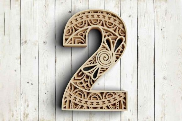 3D Floral Number Two: Graphics for Crafts