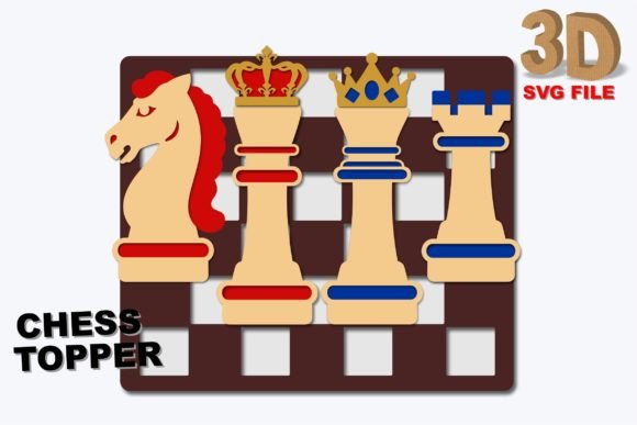CHESS TOPPER 3d Svg: A Designer's Review for Embroidery