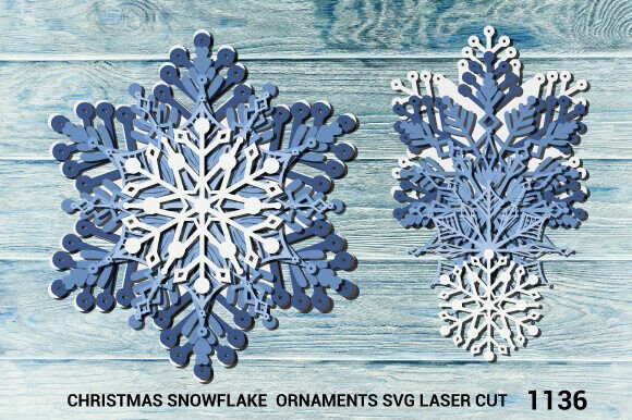 Christmas 3D Snowflake SVG: Premium Graphics for Crafts