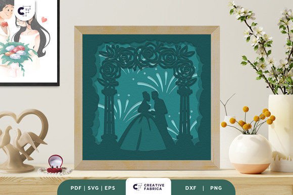 Review: Bride and Groom 3D Layered Paper Cut SVG