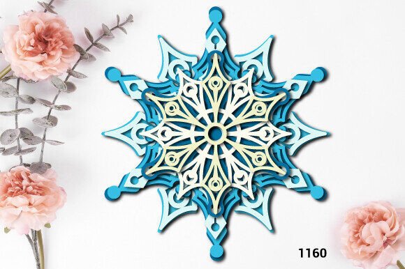 Review: Christmas 3D Layered Snowflake SVG 1160 for Holiday Projects