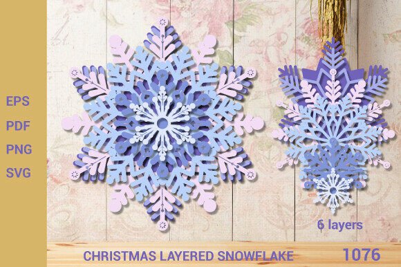 Review: Christmas 3D Snowflake SVG for Crafts & Graphics