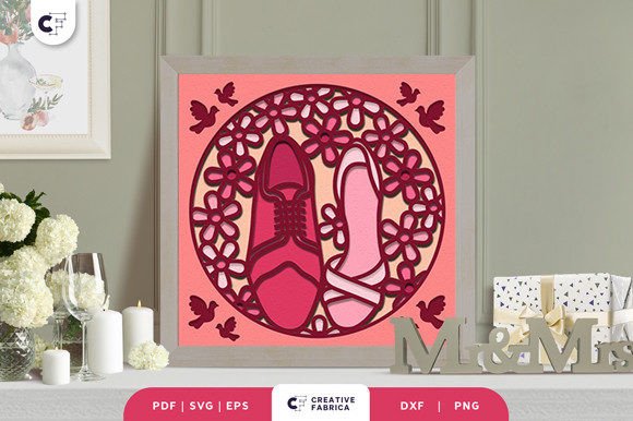 Review: Floral Wedding Shoes 3D Paper Cut Design