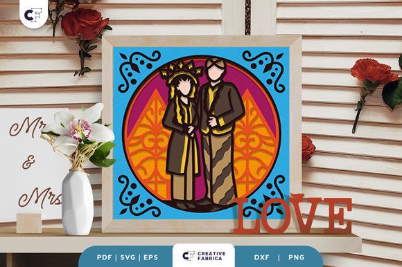 Review: Indonesian Traditional Wedding Dress 3D Papercut