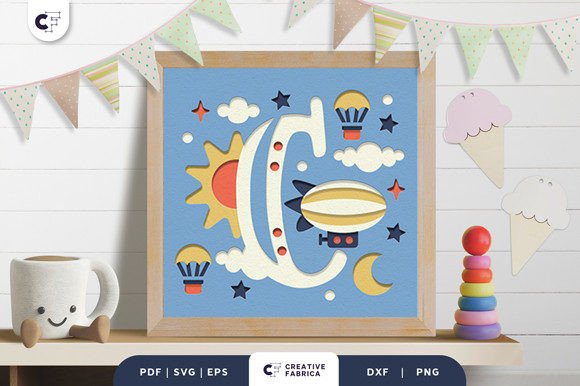 Review: Letters C Baby Boy Alphabet 3D Papercut Design
