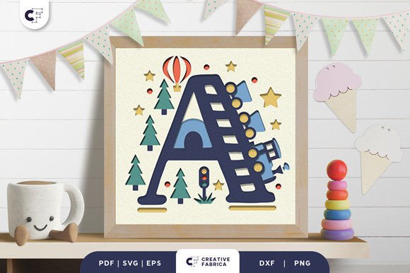 Reviewing a 3D SVG Baby Monogram for Branding