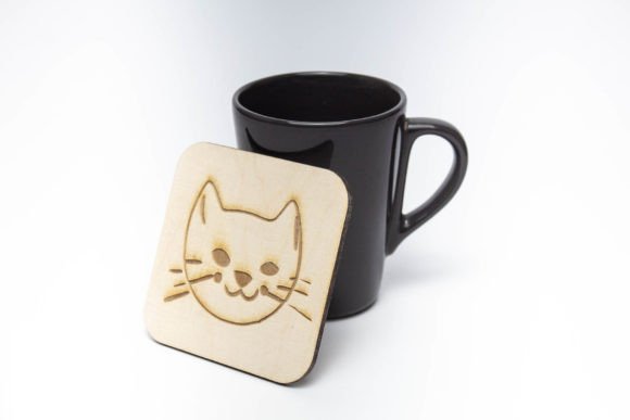 Snowshoe Cartoon Cat Coaster: 3D SVG Ornaments Review