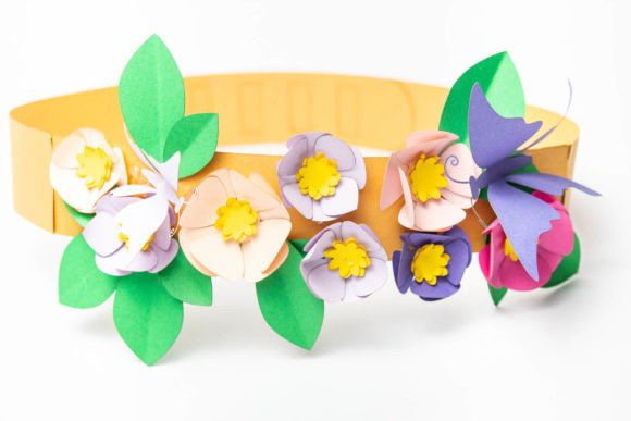 Spring Headband, Violet with Butterflies: A 3D SVG Review