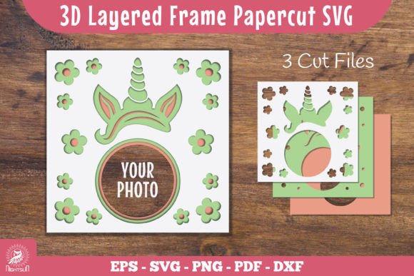 Unicorn 3D Layered Frame: Crafts & Graphics Review